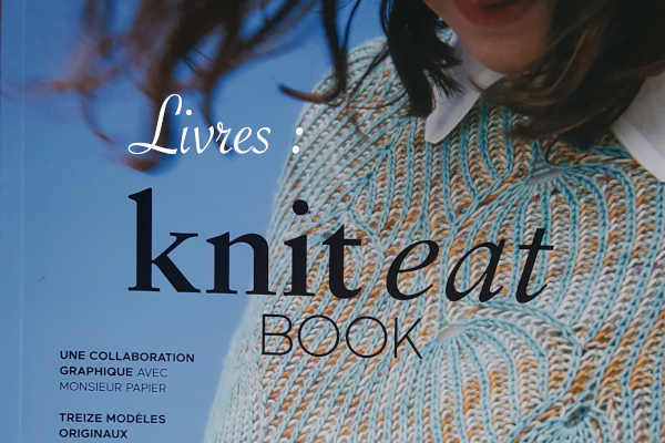 Couverture du livre Knit eat book - Carnet de recherches de Lucie Choupaut