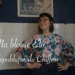 Blouse Elo République du Chiffon en crêpe de coton imprimé - Carnet de recherches de Lucie Choupaut