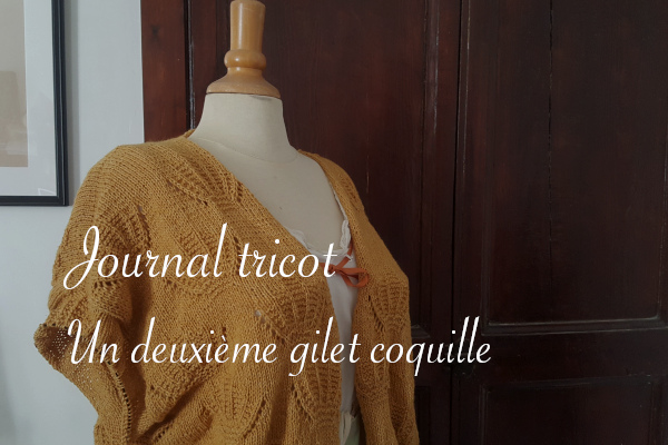 Gilet coquille en cours - Carnet de recherches de Lucie Choupaut