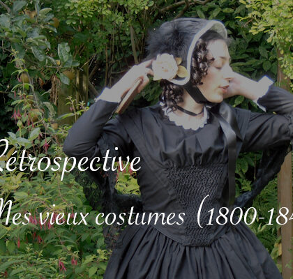 Rétrospective costumes début XIXe siècle - Carnet de recherches de Lucie Choupaut