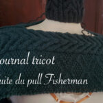 Journal tricot suite du pull Fisherman - Carnet de recherches de Lucie Choupaut