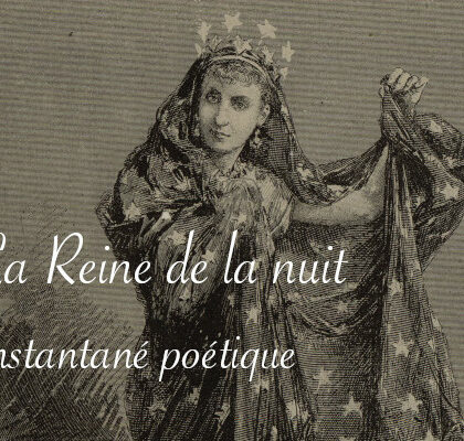 Poésie La Reine de la nuit - Carnet de recherches de Lucie Choupaut