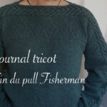 FIn du pull Fisherman d'Alice Hammer - Carnet de recherches de Lucie Choupaut