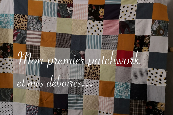 Plaid en patchwork en cours - Carnet de recherches de Lucie Choupaut