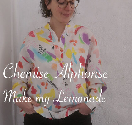 Chemise Alphonse Make my Lemonade - anar(t)chie, journal de bord de Lucie Choupaut