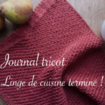 Journal tricot : linge de cuisine terminé - anar(t)chie, journal de bord