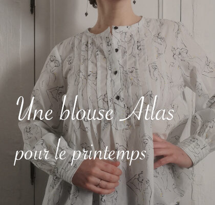 Blouse Atlas de Maison Fauve dans tissu Mars'Elle - anar(t)chie, journal de bord