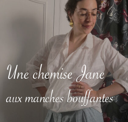 Chemise Jane aux manches bouffantes - anar(t)chie, journal de bord