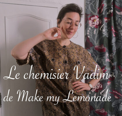 Chemisier Vadim en coton imprimé Batik - anar(t)chie, journal de bord