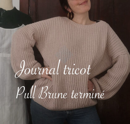 Journal tricot : pull Brune et nouveau projet - anar(t)chie