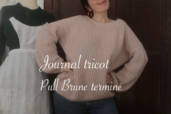 Journal tricot : pull Brune et nouveau projet - anar(t)chie