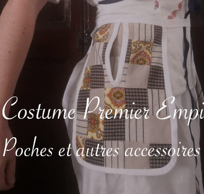 Costume Premier Empire et poches en patchwork - anar(t)chie, journal de bord