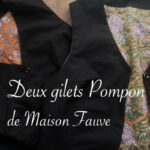 deux gilets Pompon de Maison Fauve dans des chutes de tissu - anar(t)chie