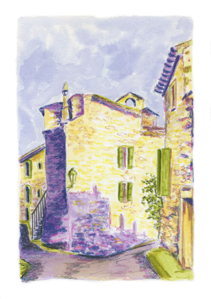 Illustration Provence par Lucie Choupaut