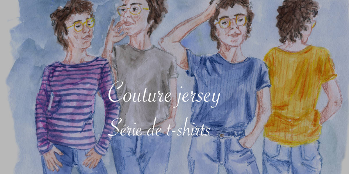 5 t-shirts en jersey - Lucie Choupaut, raconteuse d'histoire(s)