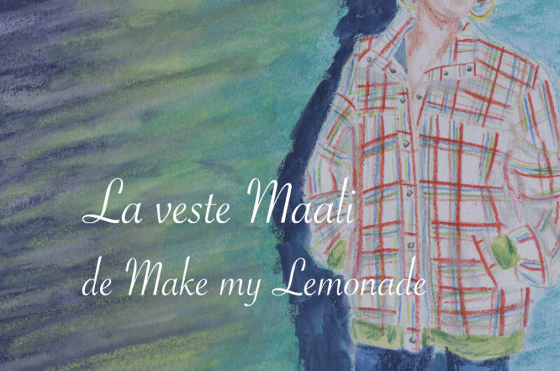 La veste Maali de Make my Lemonade cousue dans un coupon vintage - Lucie Choupaut