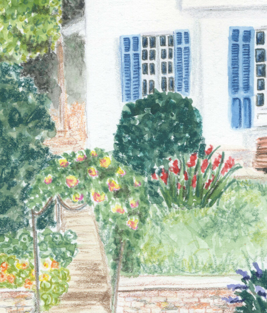 détail du portrait de maison
