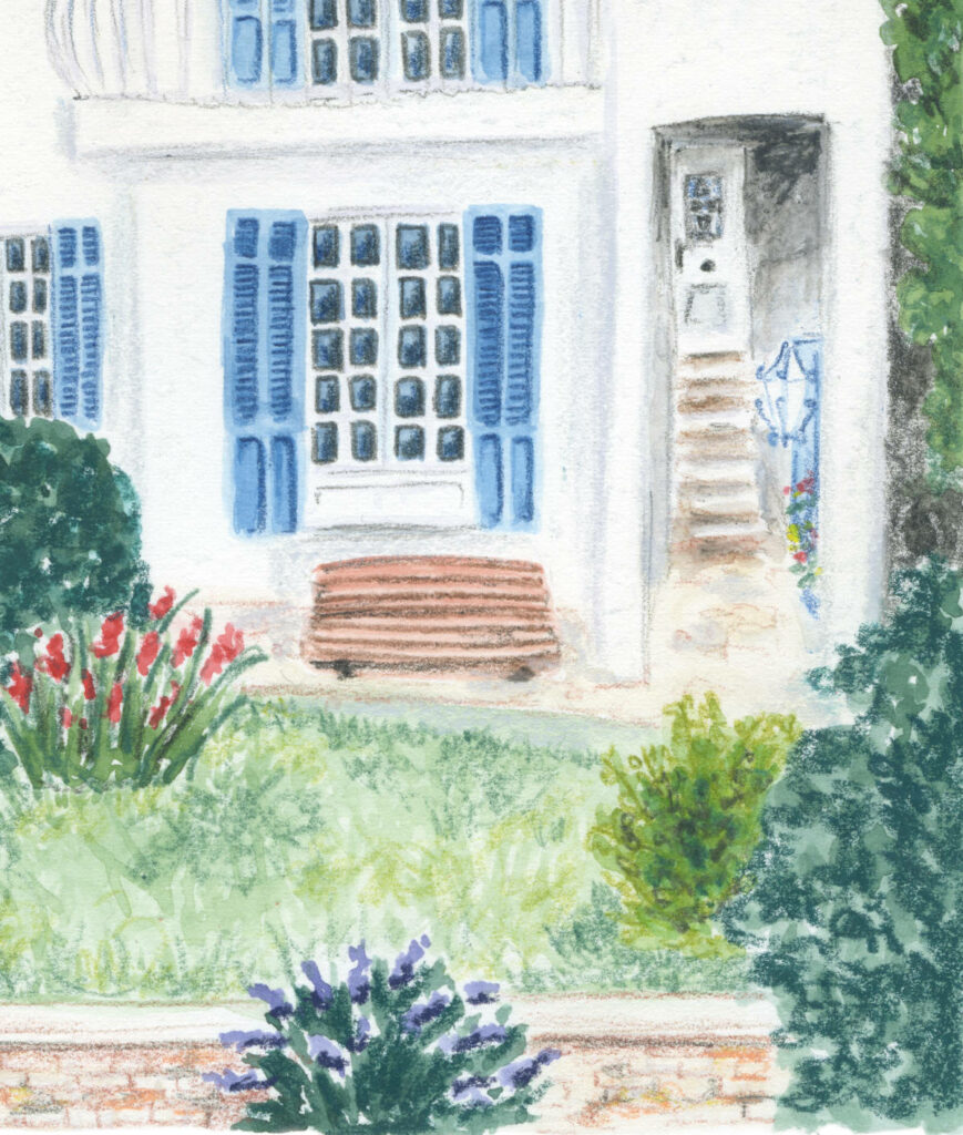 détail du portrait de maison