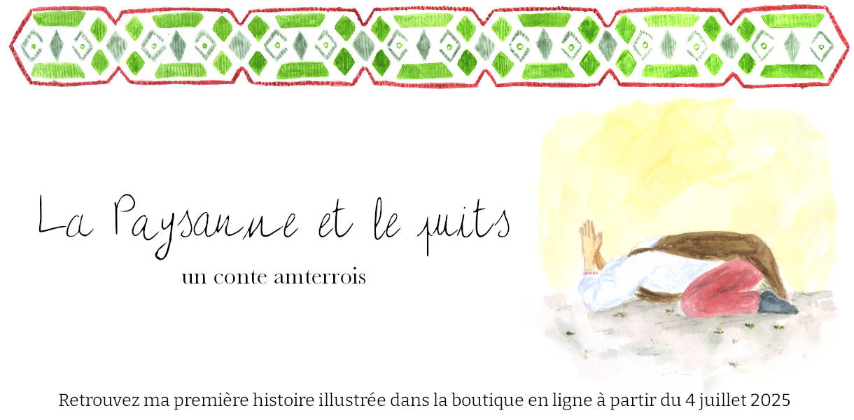 bannière La Paysanne et le puits - Lucie Choupaut