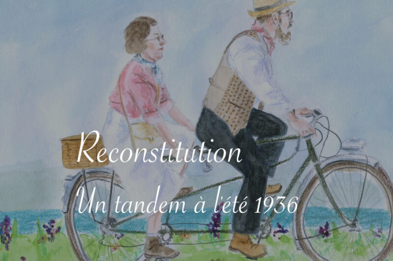 Reconstitution historique : une jupe culotte pour l'été 1936 en tandem