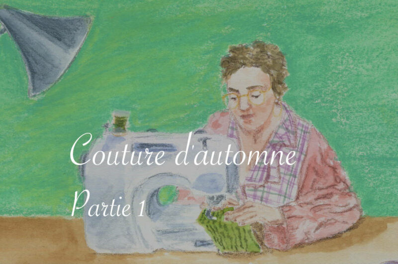 Couture d'automne partie 1 - Lucie Choupaut