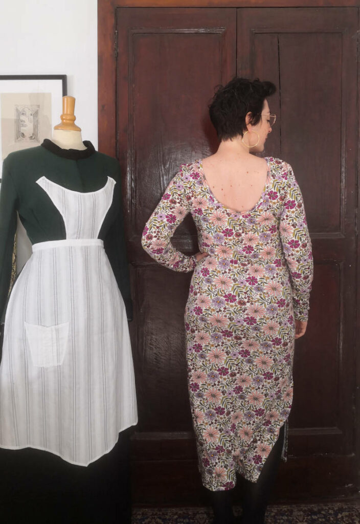 décolleté dos de la robe Ludmilla de Maison Fauve