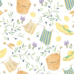 Portfolio - motif illustré savon de Marseille Lucie Choupaut