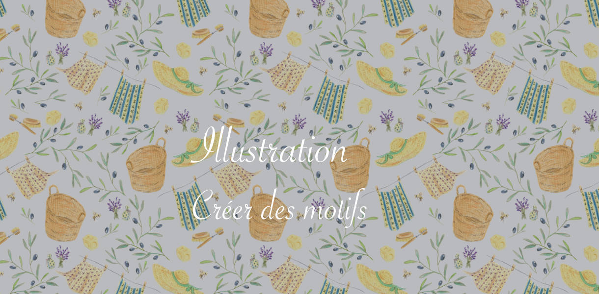 Illustration : la création de motifs - Lucie Choupaut