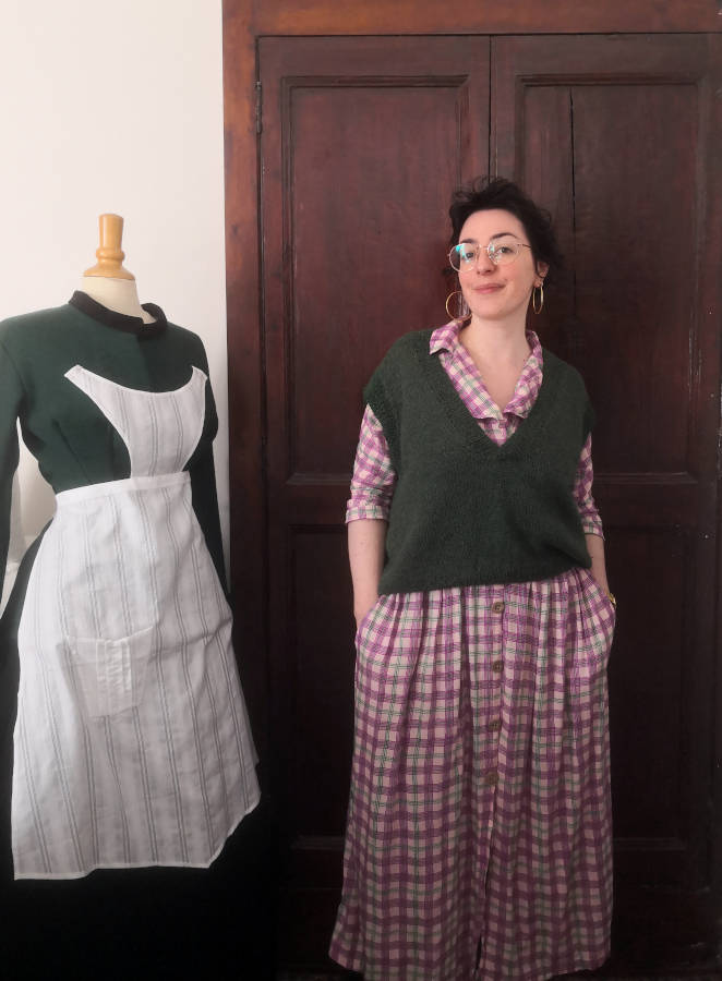 devant du pull Victor pour Marie