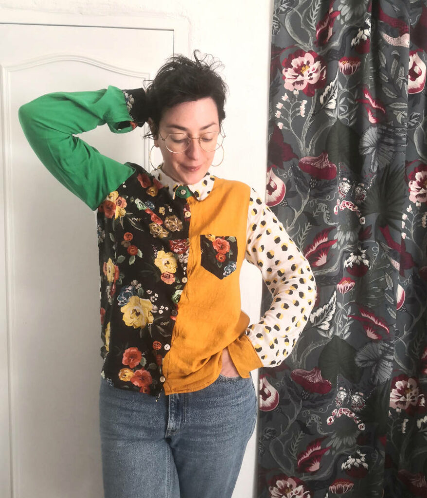 devant de la chemise Simona de Make my Lemonade en chutes de viscose