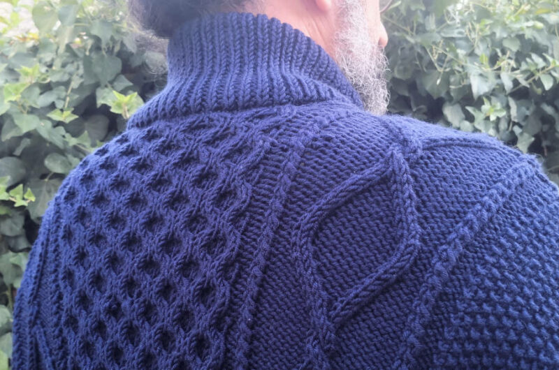 Dagmar Zipper Sweater Man enfin terminé - Lucie Choupaut