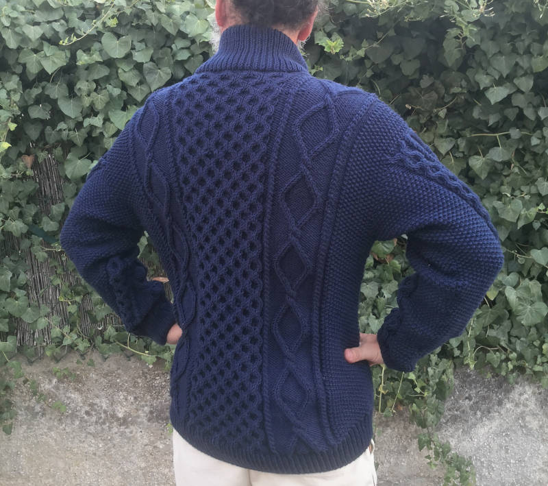 Dagmar Zipper Sweater Man vu de dos