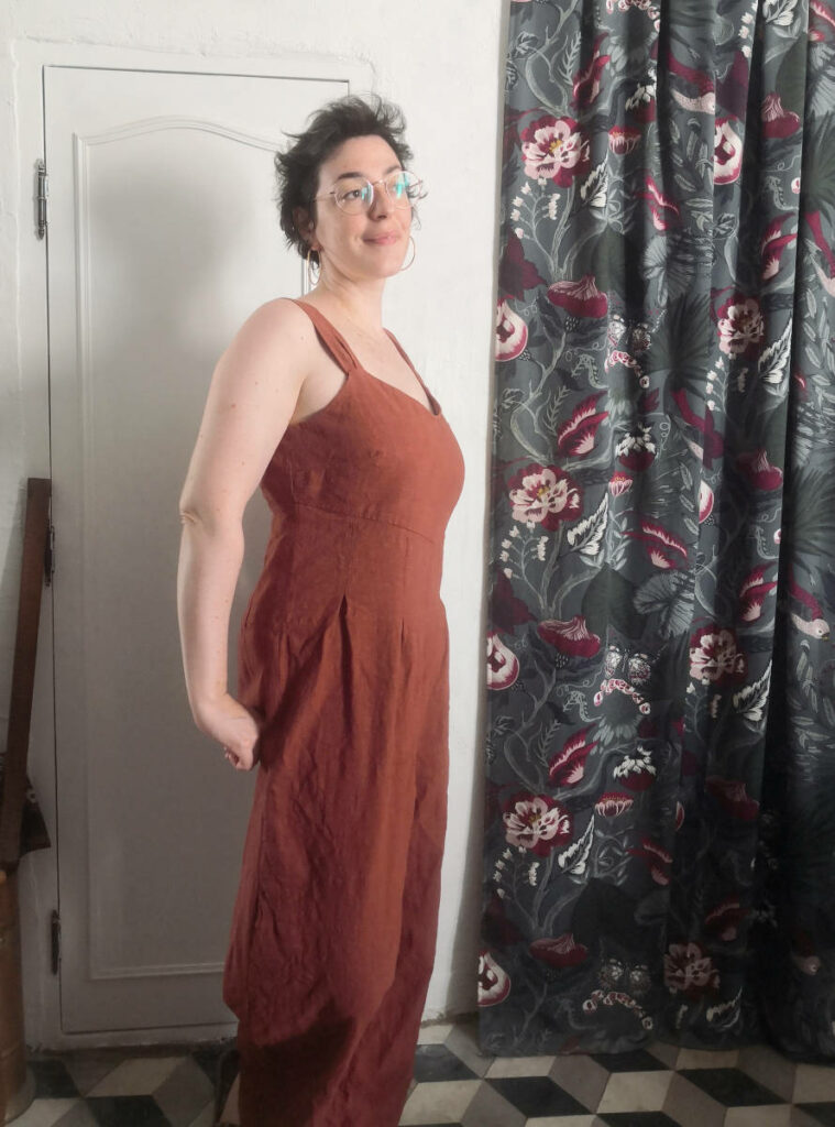 côté de la combinaison Elinor de Lise Tailor