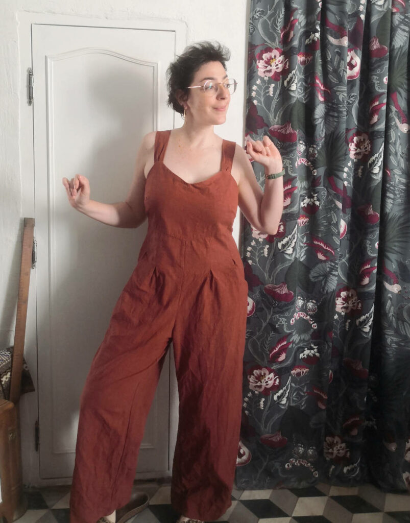 combinaison Elinor de Lise Tailor en lin lavé