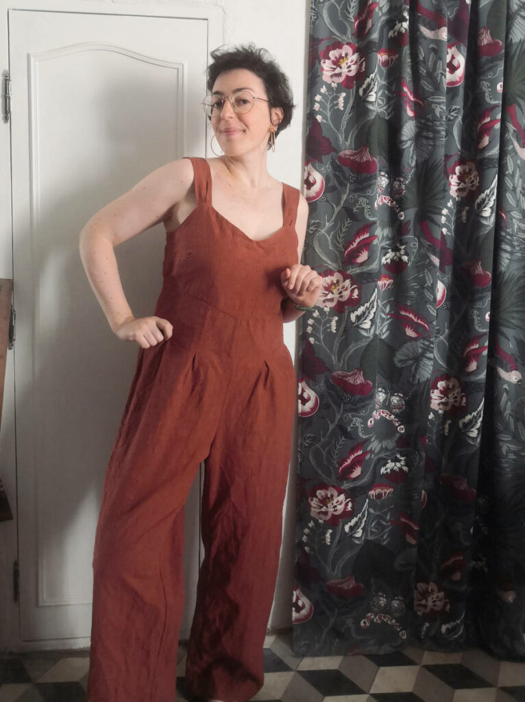 combinaison Elinor de Lise Tailor en lin lavé